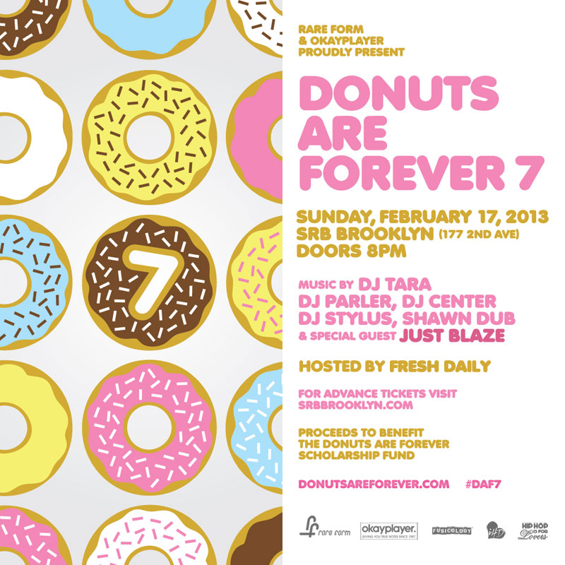 Donuts Are Forever 7, Sun. 2/17