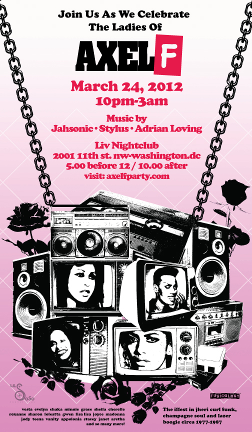 LADIES-OF-AXEL-F-MARCH The Ladies of Axel F, March 24 2012: www.AxelFParty.com
