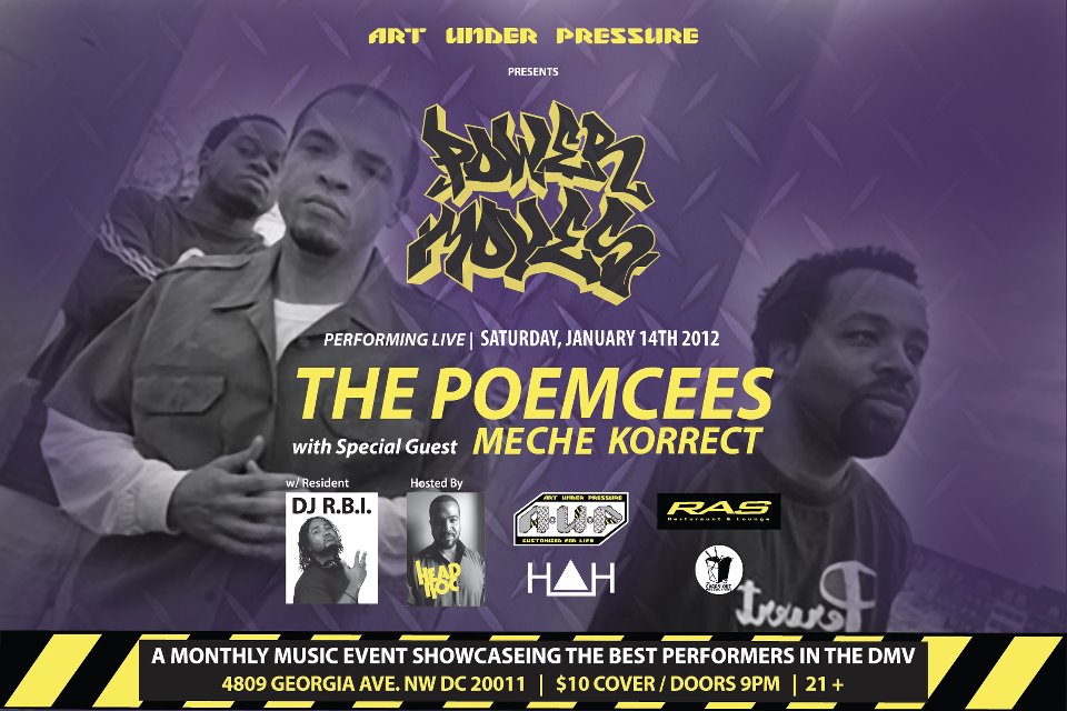 A.U.P. Presents POWER MOVES Featuring THE POEMCEES and MECHE KORRECT