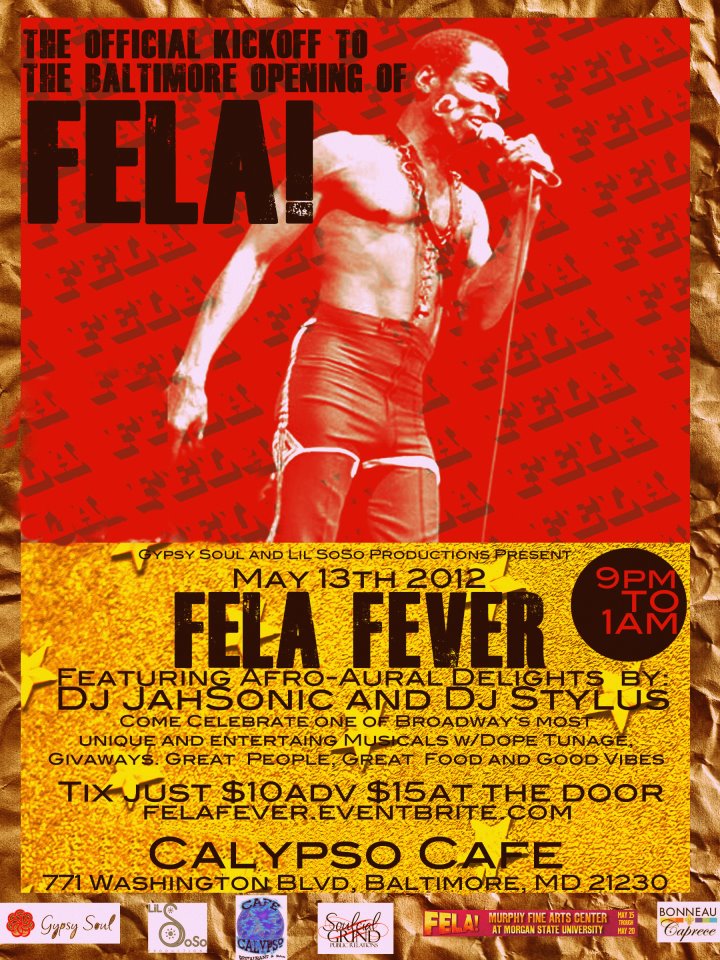 FELA FEVER: The Official Kickoff Party for FELA! World Tour Baltimore