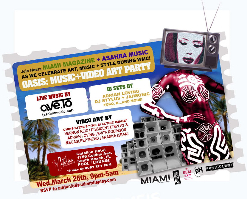 Oasis: Music + Video Art Party