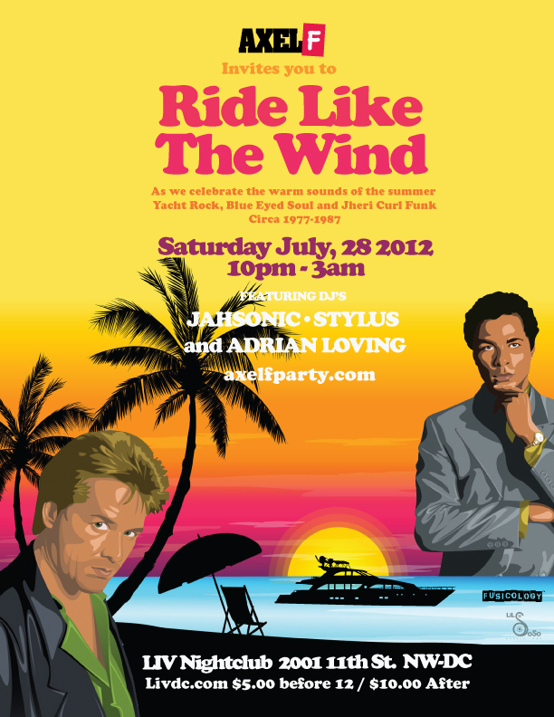 Axel F - Ride Like The Wind, Sat. 7/28